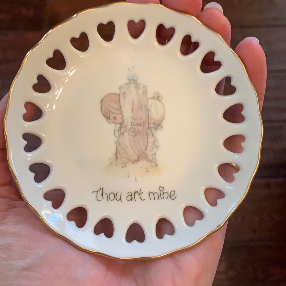 Precious moments keepsake plate